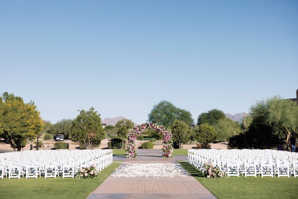 Ballroom Lawn Ceremony