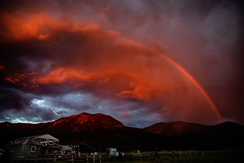 Rainbow over Venue