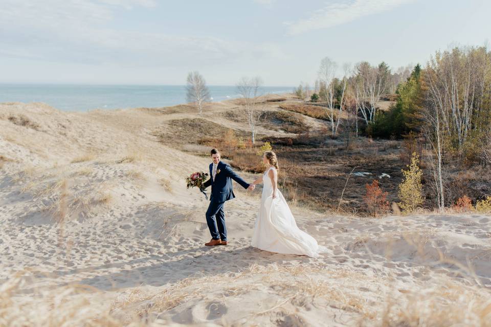 Lake Michigan Elopement