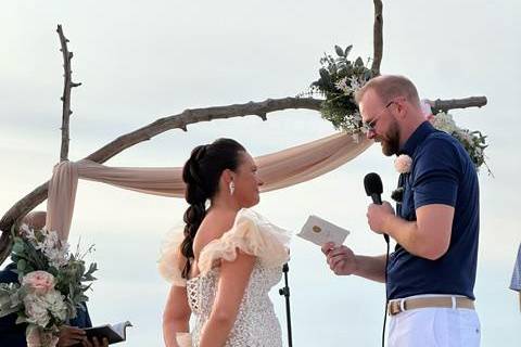 His vows to her
