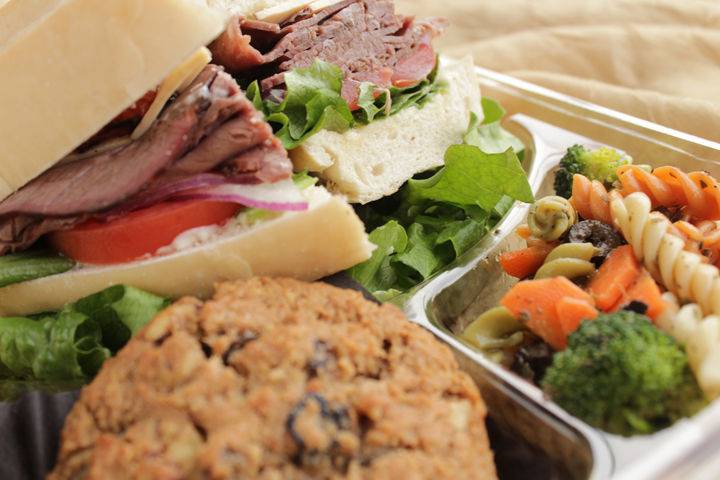 Assorted boxed meals available for pre-ceremony, casual rehearsal meal or affordable vendor meals