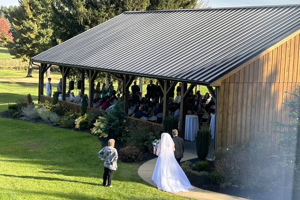 Pavilion Wedding Ceremony