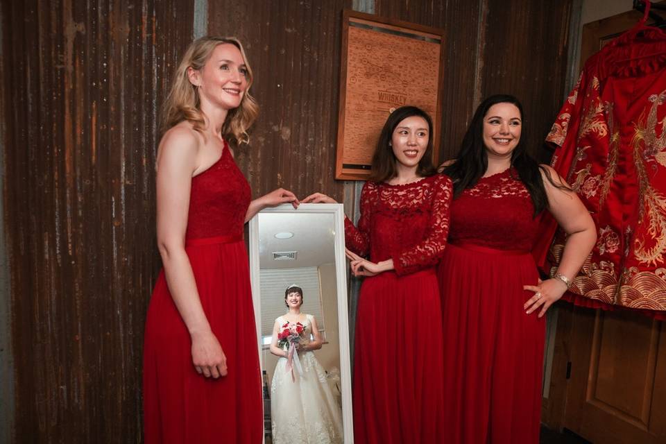 Bridal Party Look - Emily Jia Photography