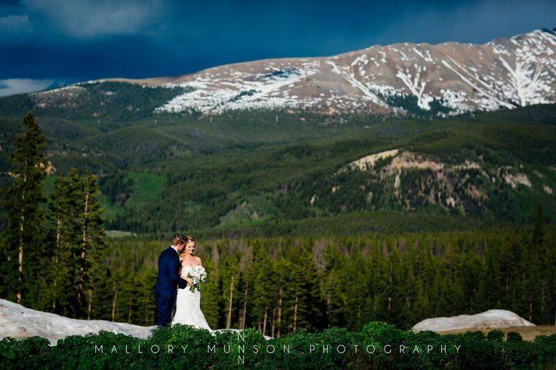 Spring wedding in the Rockies.