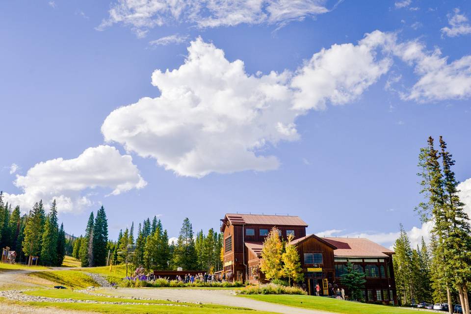 Blue skies prevail in Breckenridge.