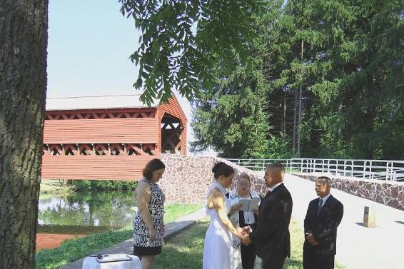 Private ceremony.... Officiant, Couple and two witnesses in Gettysburg, PA!