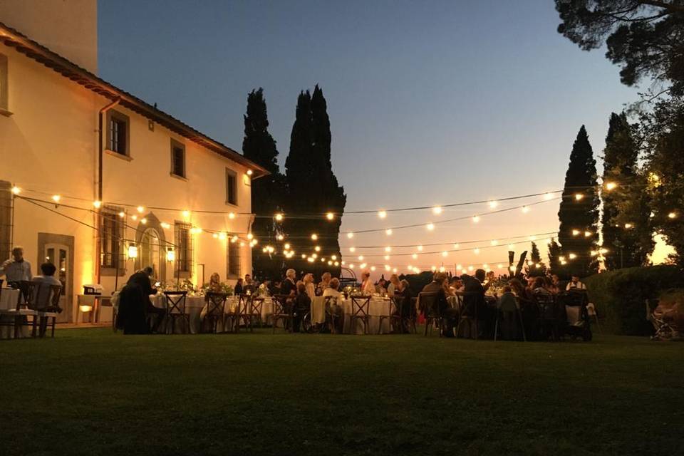 Backyard soiree