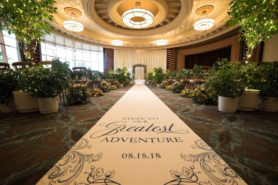 Wedding aisle runner