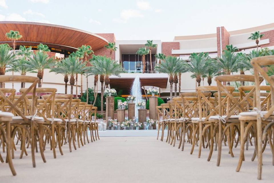 Ceremony aisle