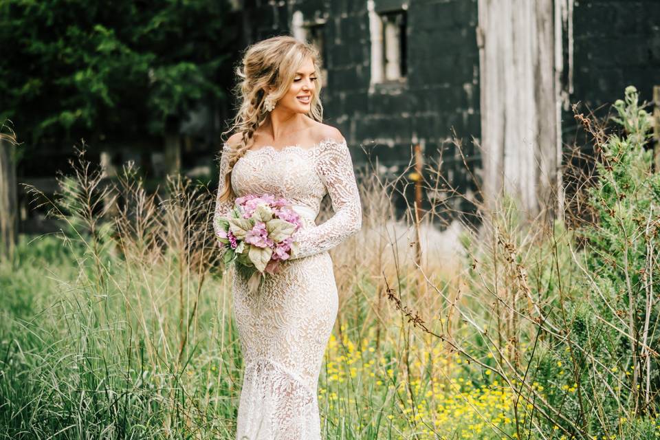 Field Bridal Portraits