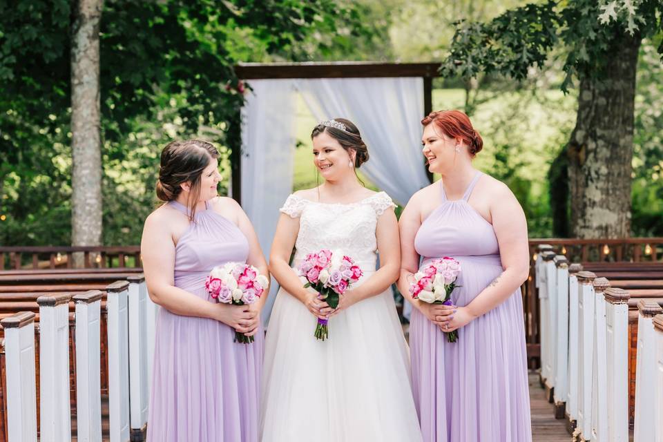 Swinging Into her Wedding Day