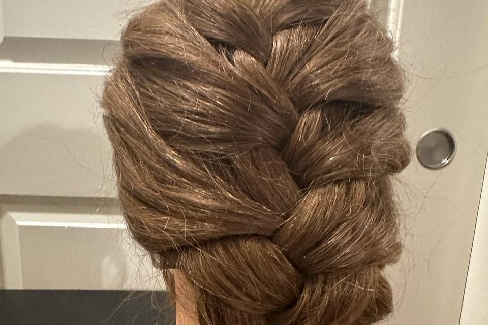 Braided hairstyle