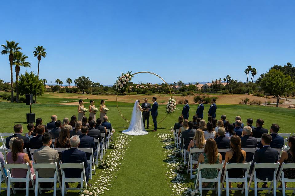 Putting Green Ceremony