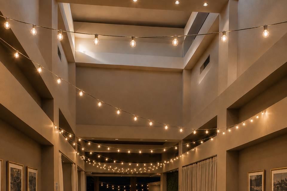 Evening Wedding in the Atrium