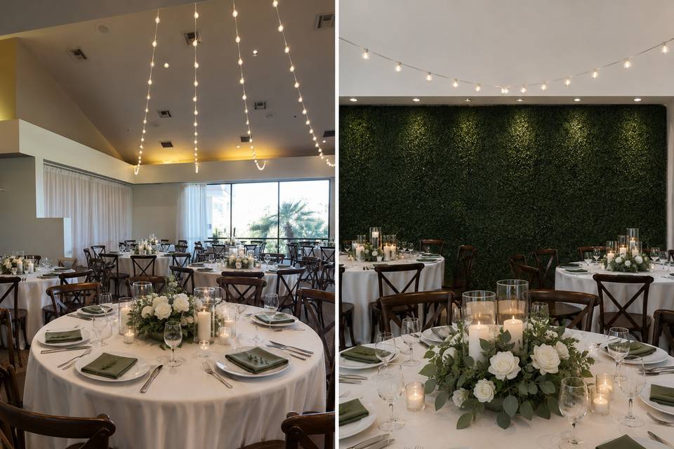 Private Room Reception & Hedge