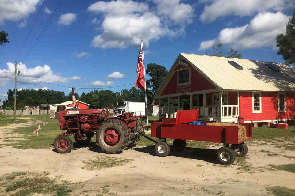 Wagon rides and antique tractors are a staple for Livingston Creek