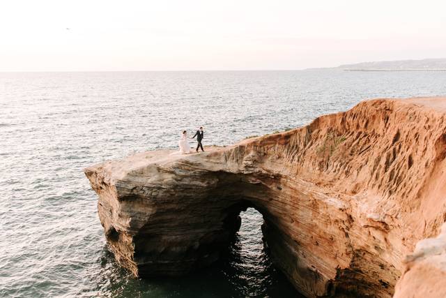 CA Sunset Cliff Elopement