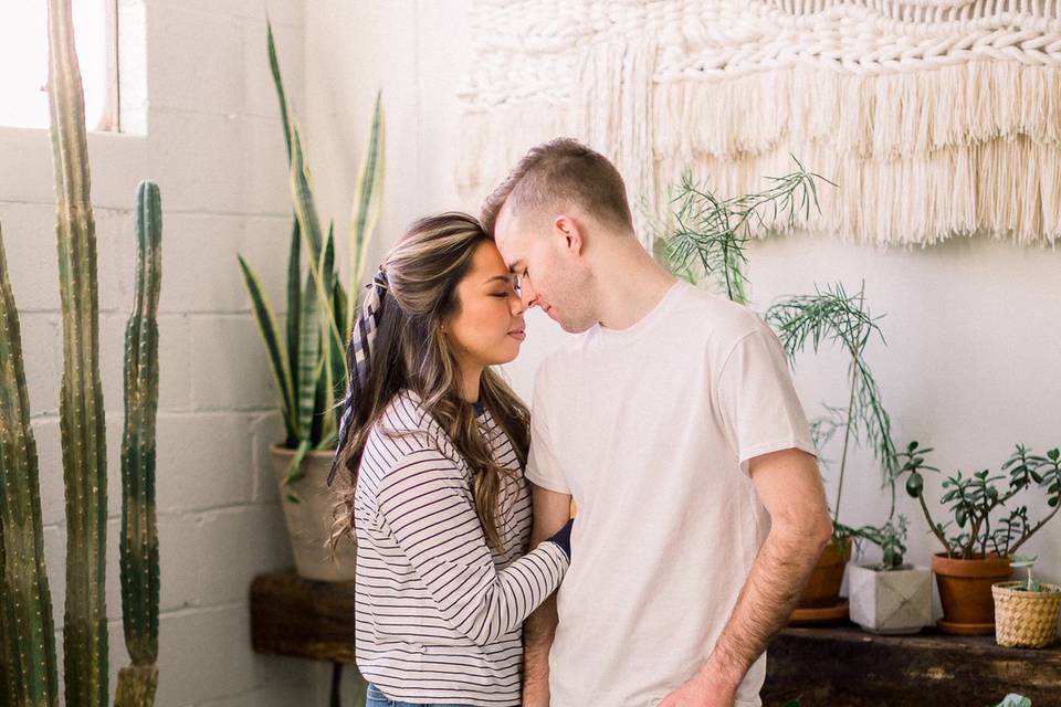 Indoor engagement session