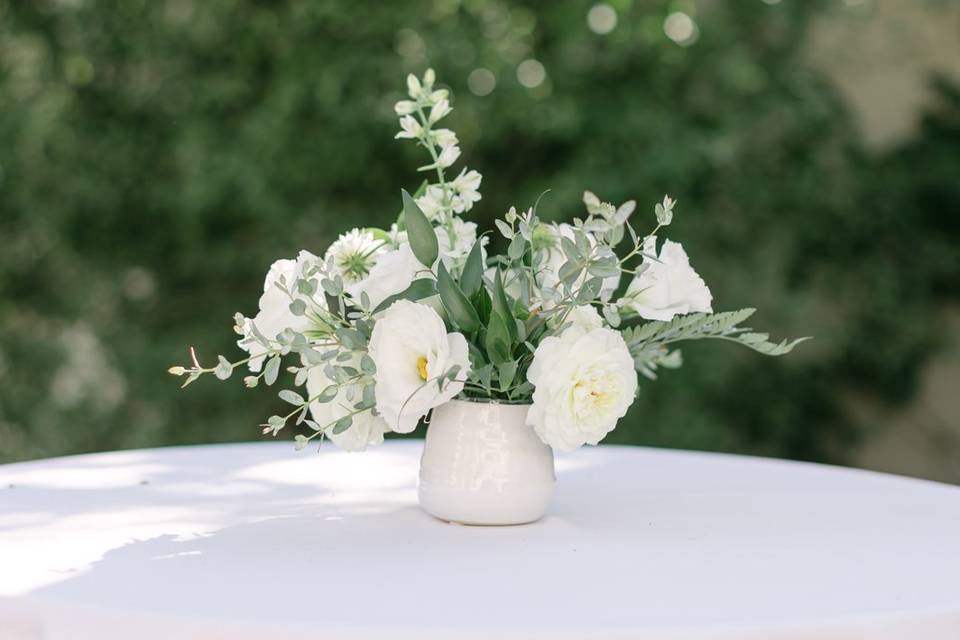 Classic White Florals