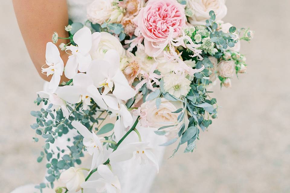 Blush & Cream Bridal bouquet