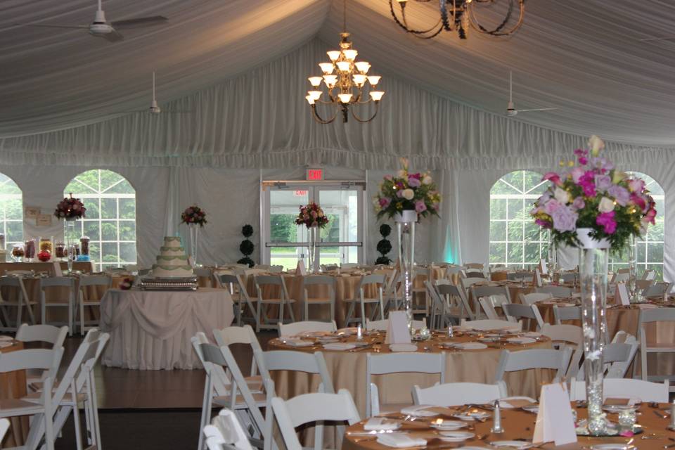 Reception table setup