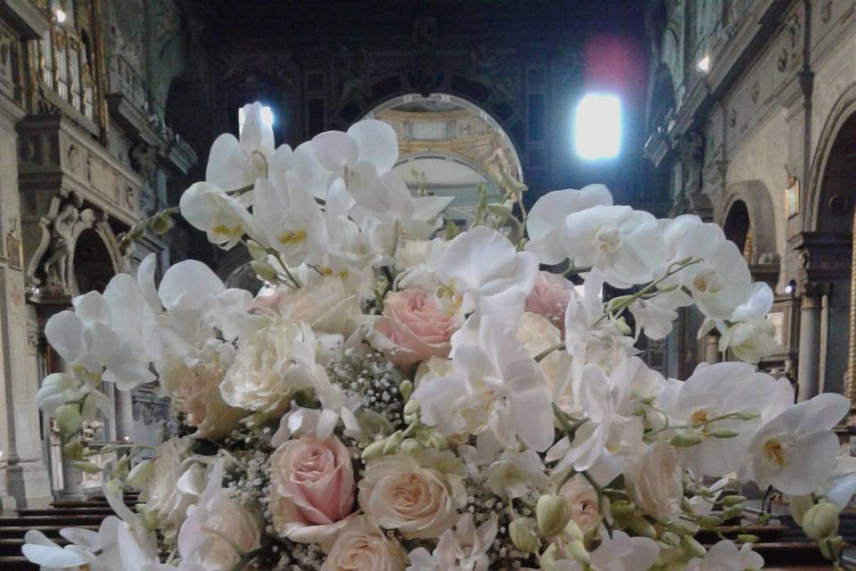 Church flowers decoration