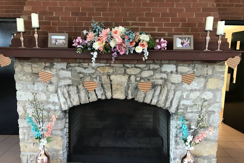 Ornamental fireplace