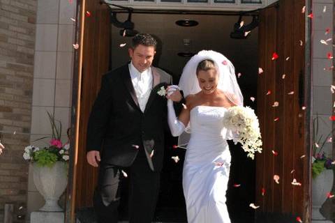 Newly wed couple