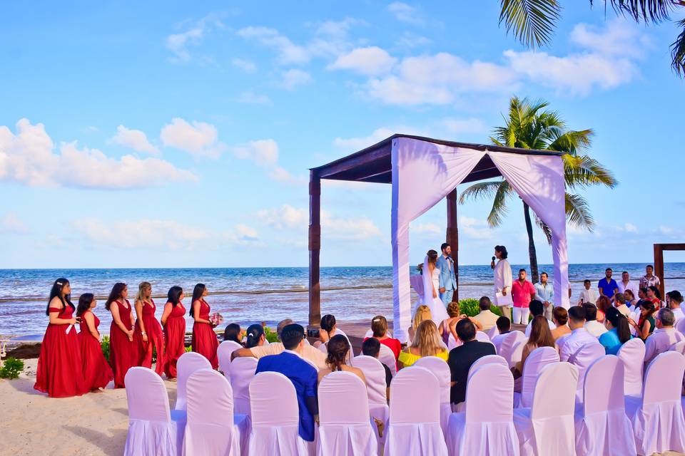 Vows on the beach