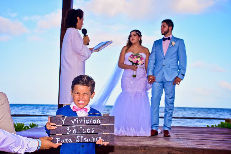 Vows on the beach