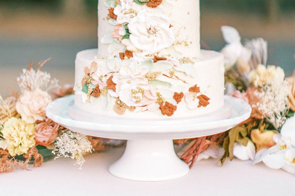 Stone Texture & Sugar Flowers