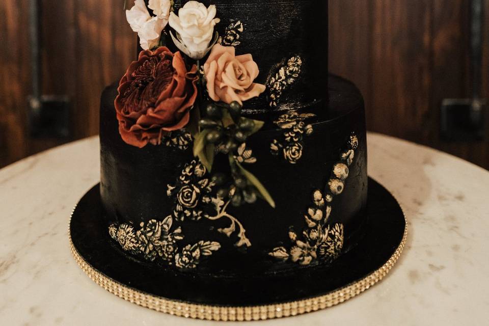 Gothic with Sugar Flowers