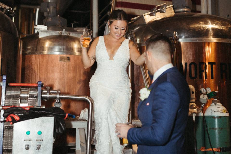 Brewery wedding