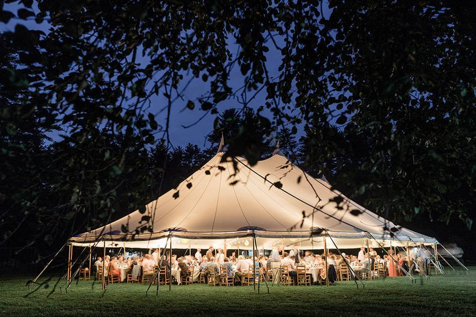 Tent reception | Michael Tallman Photography