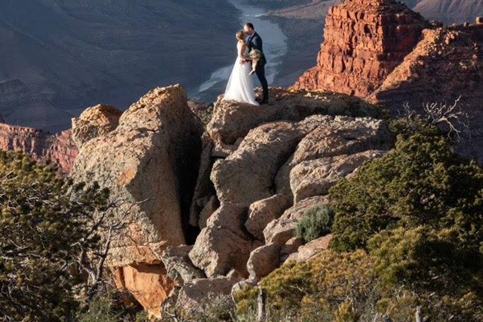 Wedding with a view