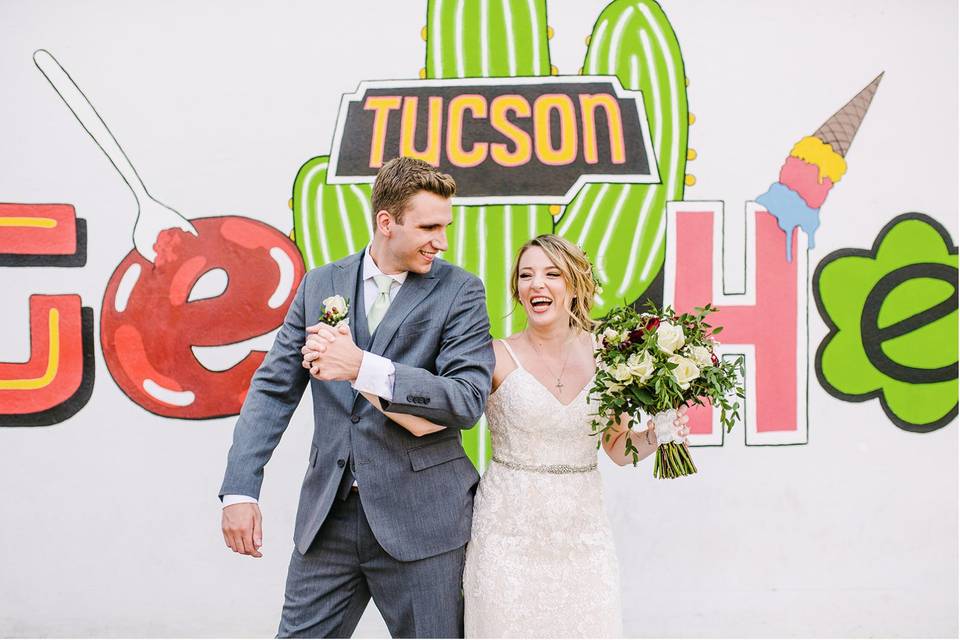 Just married in Tucson