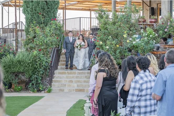 Walking down the aisle