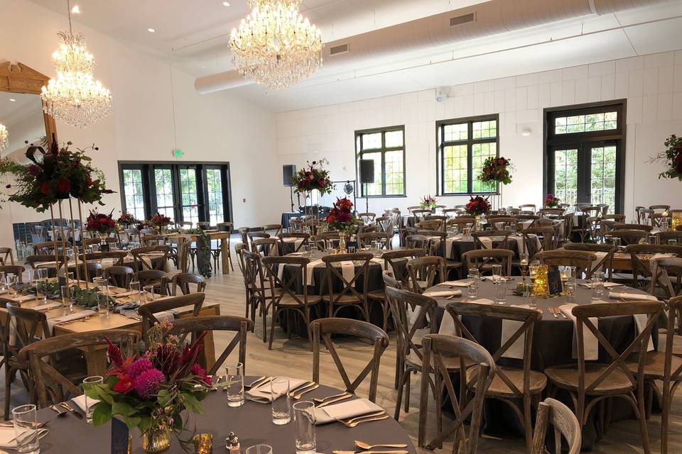 Guest view of the reception