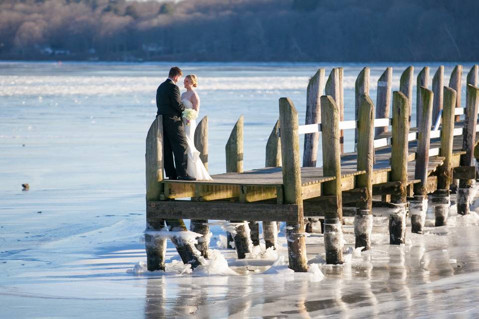 Couple on the dock