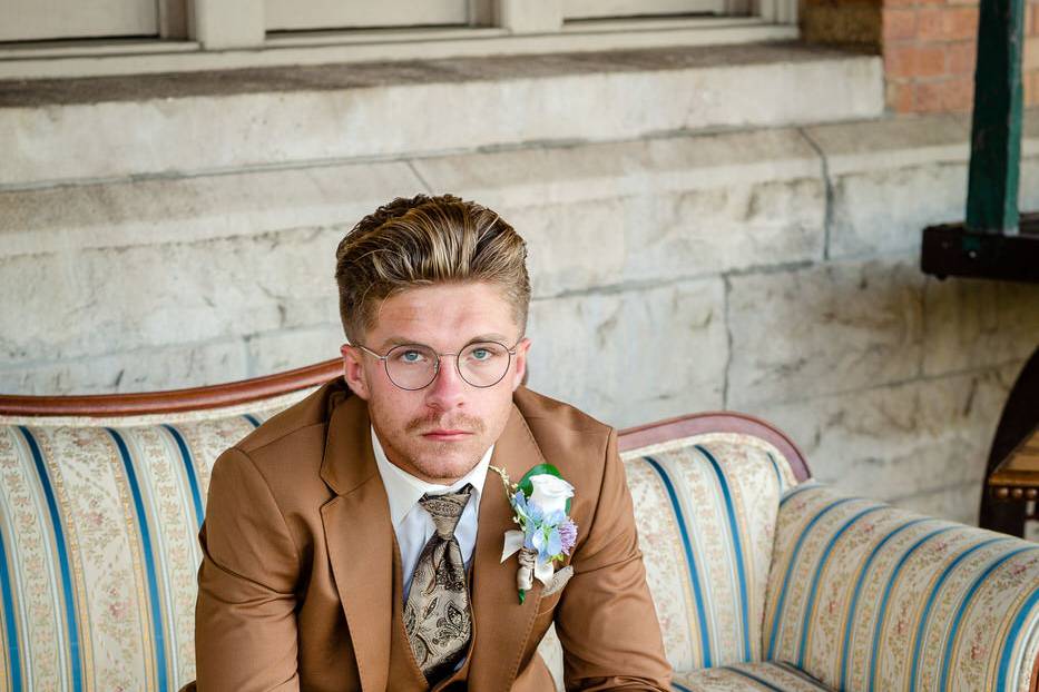 Vintage groom