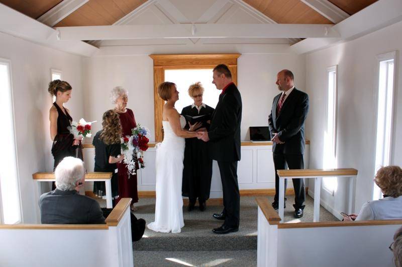 Intimate wedding chapel in Colorado Springs