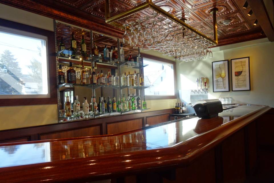 Mahogany bar