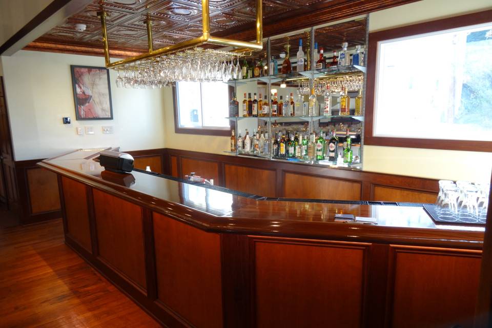 Mahogany bar