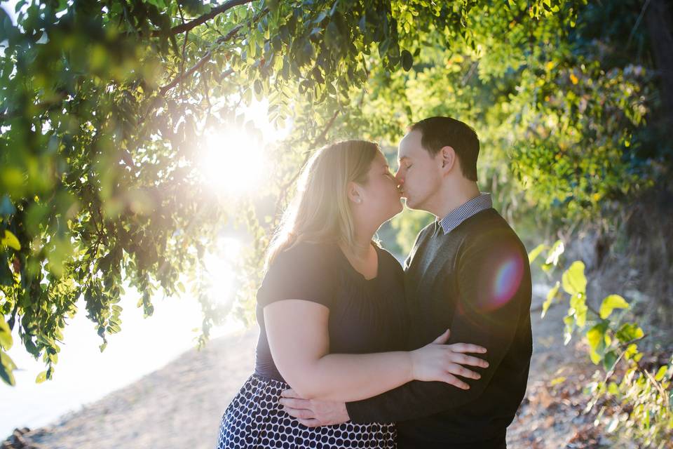 Walden Pond Engagement Session