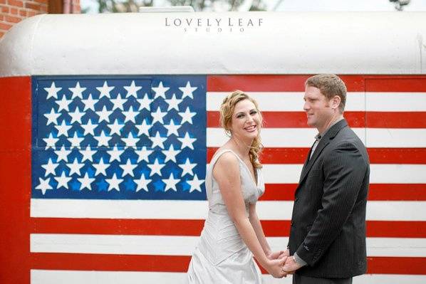 city wedding portraits