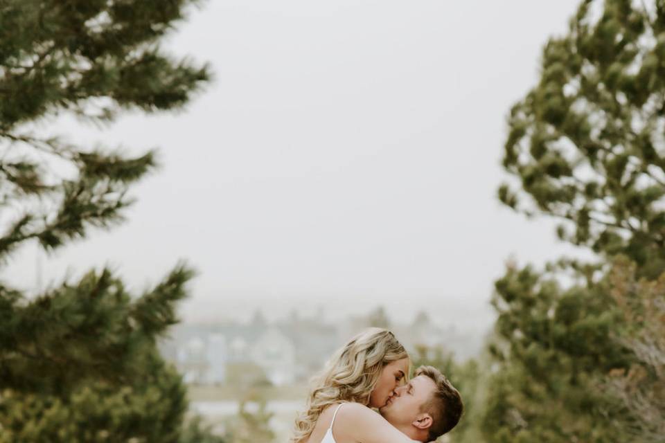 The kiss after the ceremony!