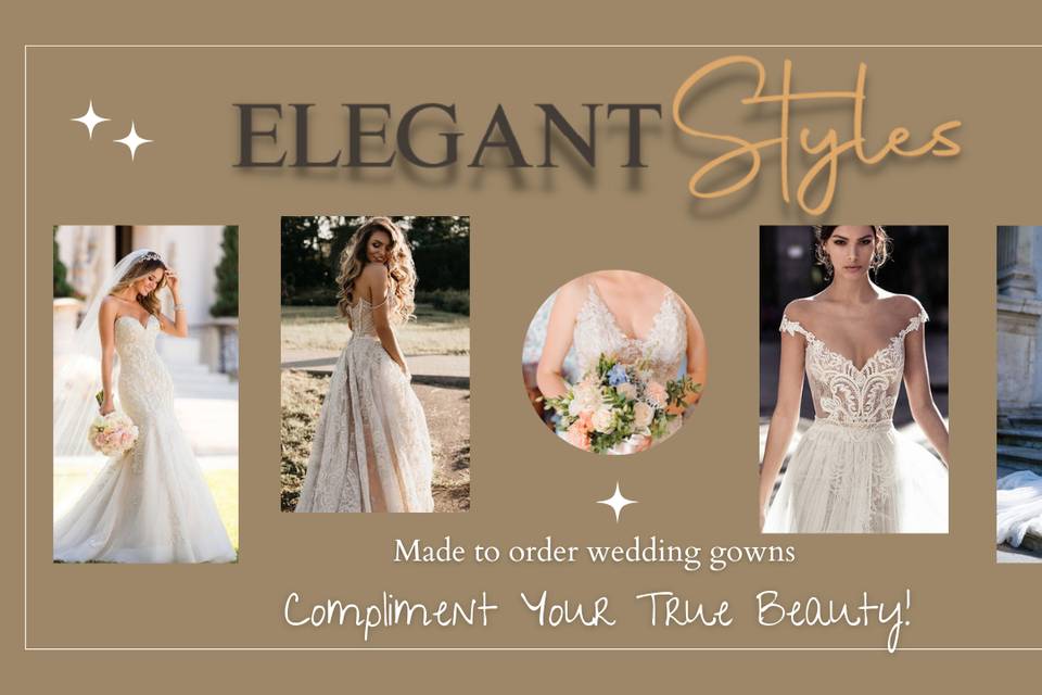 Elegant Styles - Custom Wedding Attire