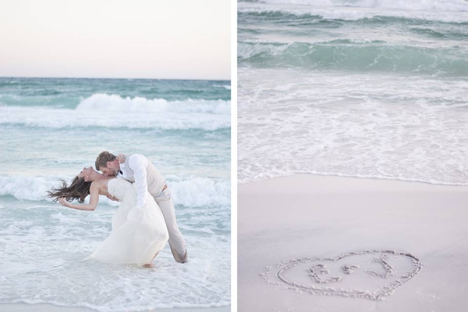 Destin beach wedding