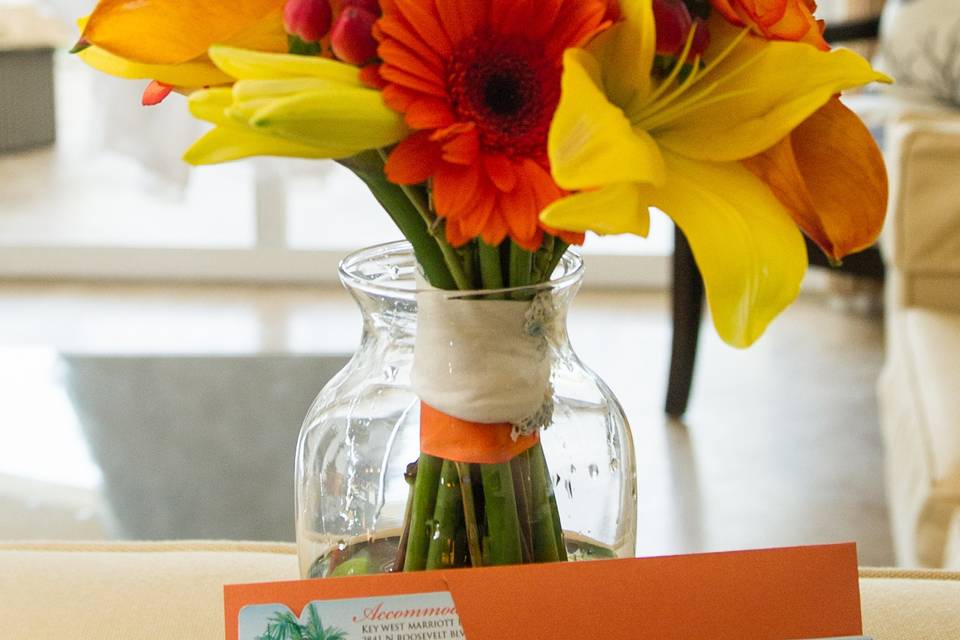 Yellow and orange bouquet