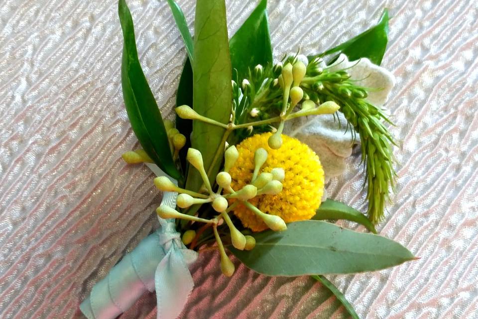 Yellow corsage